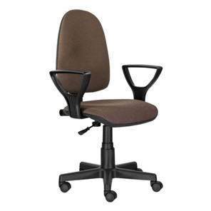 Кресло офисное Brabix Prestige Ergo MG-311 (регулируемая эргономичная спинка, ткань, коричневое) 531875 в Батайске