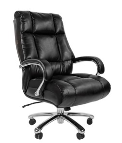Офисное кресло CHAIRMAN 405 экокожа черная в Шахтах - предосмотр
