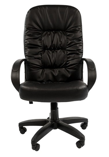 Кресло компьютерное CHAIRMAN 416, экокожа, цвет черный в Шахтах - изображение 4