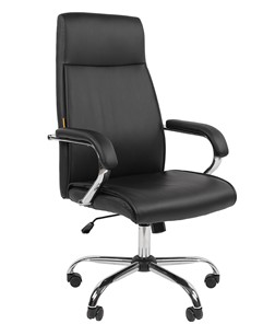Кресло офисное CHAIRMAN 425 экокожа черная в Шахтах - предосмотр