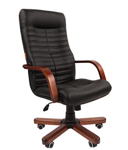 Офисное кресло CHAIRMAN 480 WD, экокожа, цвет черный в Батайске