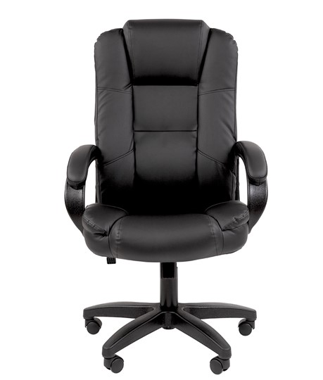 Офисное кресло CHAIRMAN 600 LT экокожа черная в Шахтах - изображение 1