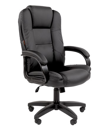 Офисное кресло CHAIRMAN 600 LT экокожа черная в Шахтах - изображение