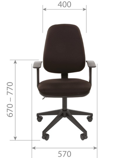 Кресло CHAIRMAN 661 Ткань стандарт 15-13 серая в Шахтах - изображение 3
