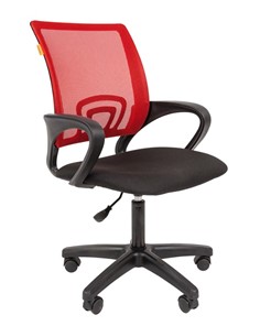 Компьютерное кресло CHAIRMAN 696 black LT, красное в Шахтах - предосмотр