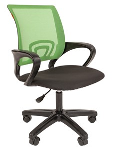 Компьютерное кресло CHAIRMAN 696 black LT, зеленое в Батайске