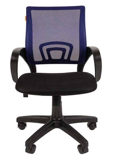 Кресло офисное CHAIRMAN 696 black Сетчатый акрил DW61 синий в Шахтах - изображение 1
