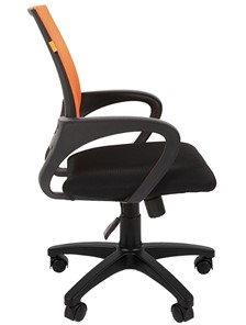 Кресло офисное CHAIRMAN 696 black Сетчатый акрил DW66 оранжевый в Шахтах - предосмотр 5
