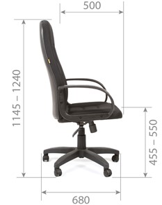 Компьютерное кресло CHAIRMAN 727 TW 12, цвет серый в Шахтах - предосмотр 5