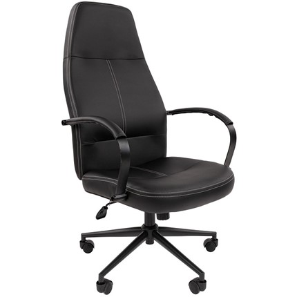 Компьютерное кресло CHAIRMAN 940 Экокожа черная в Шахтах - изображение