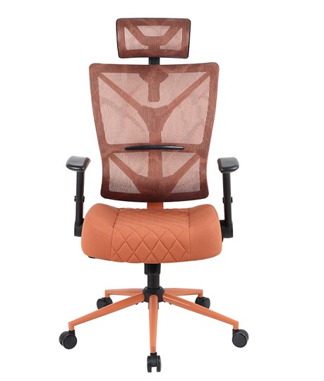 Кресло офисное CHAIRMAN CH566 сетчатый акрил оранжевый / полиэстер оранжевый в Шахтах - изображение 1