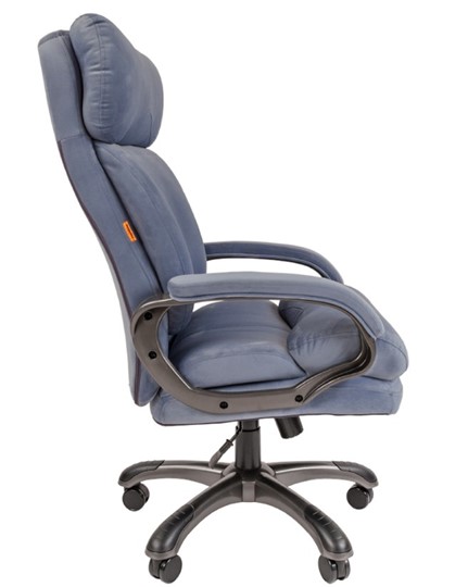 Кресло CHAIRMAN HOME 505, велюр голубое в Шахтах - изображение 4