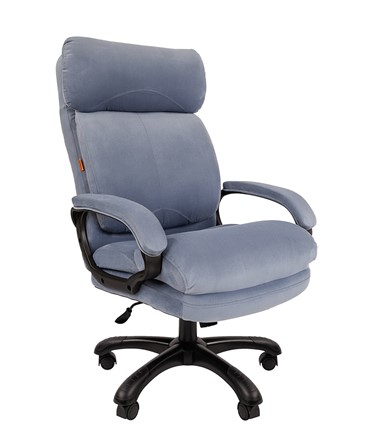 Кресло CHAIRMAN HOME 505, велюр голубое в Шахтах - изображение