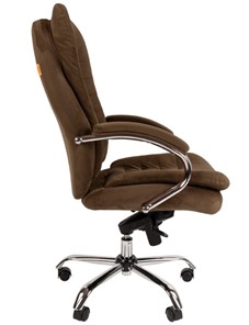 Офисное кресло CHAIRMAN HOME 795, велюр коричневое в Шахтах - предосмотр 4