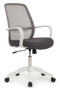 Офисное кресло Design W-207, Белый пластик/серая сетка в Шахтах