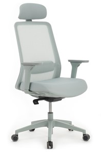 Кресло компьютерное Design WORK W-218C, Голубой в Шахтах
