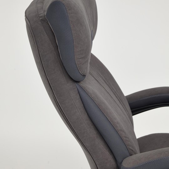 Кресло компьютерное DUKE флок/ткань, серый/серый, 29/TW-12 арт.14039 в Шахтах - изображение 10