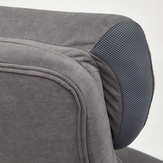 Кресло компьютерное DUKE флок/ткань, серый/серый, 29/TW-12 арт.14039 в Шахтах - изображение 16