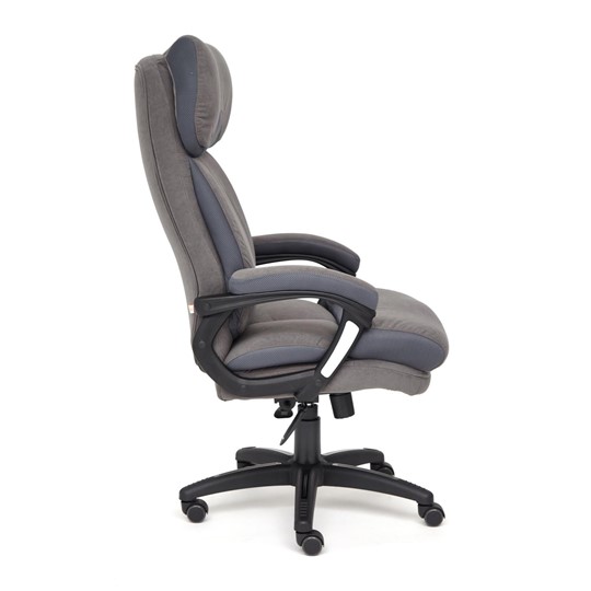 Кресло компьютерное DUKE флок/ткань, серый/серый, 29/TW-12 арт.14039 в Шахтах - изображение 2