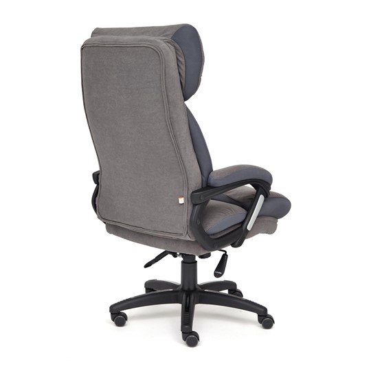 Кресло компьютерное DUKE флок/ткань, серый/серый, 29/TW-12 арт.14039 в Шахтах - изображение 3