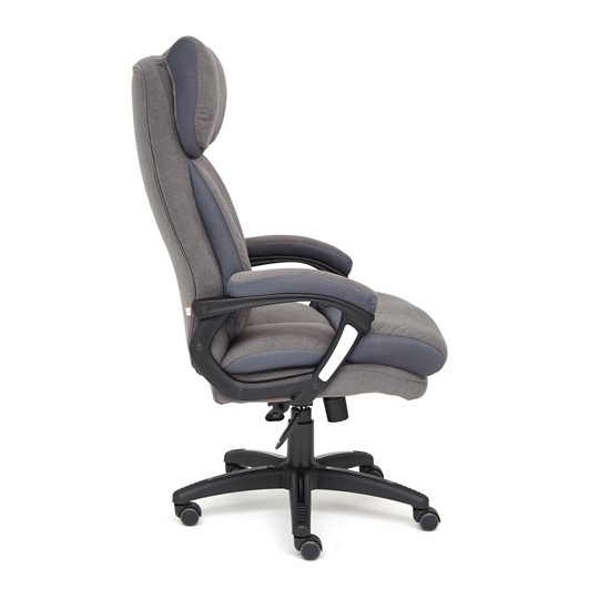 Кресло компьютерное DUKE флок/ткань, серый/серый, 29/TW-12 арт.14039 в Шахтах - изображение 5