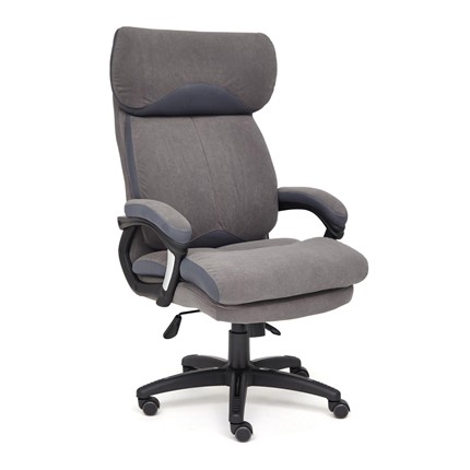 Кресло компьютерное DUKE флок/ткань, серый/серый, 29/TW-12 арт.14039 в Шахтах - изображение