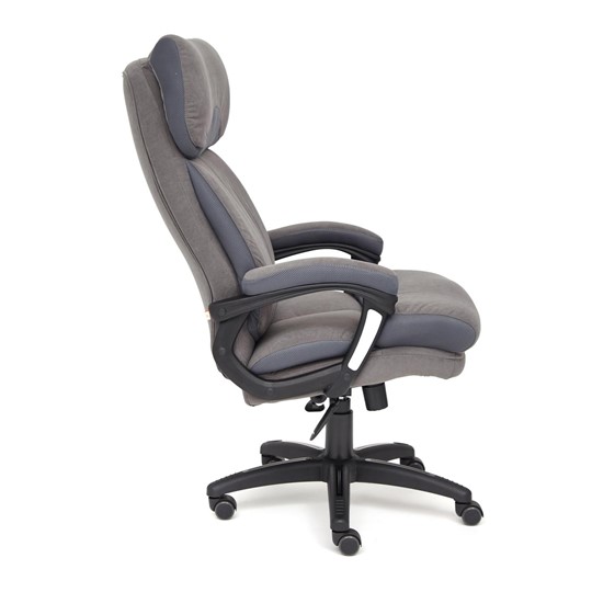 Кресло компьютерное DUKE флок/ткань, серый/серый, 29/TW-12 арт.14039 в Шахтах - изображение 7