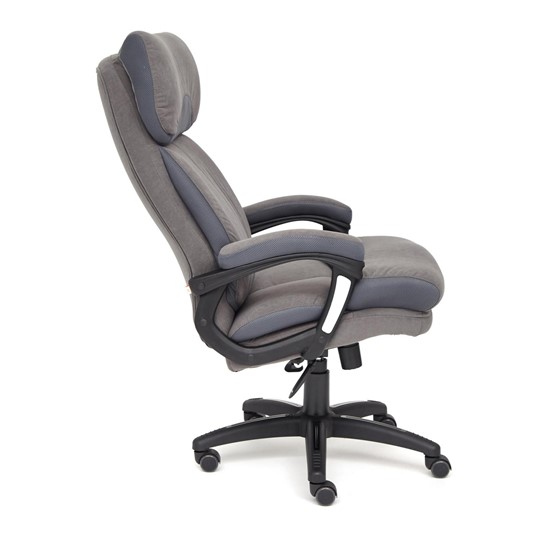 Кресло компьютерное DUKE флок/ткань, серый/серый, 29/TW-12 арт.14039 в Шахтах - изображение 8