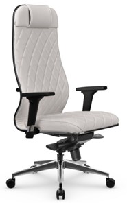 Кресло офисное Мetta L 1m 40M/2D Infinity Easy Clean (MPES) мультиблок, нижняя часть 17839 белый в Шахтах