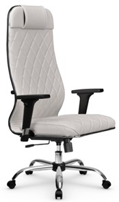 Кресло офисное Мetta L 1m 40M/2D Infinity Easy Clean (MPES) топган, нижняя часть 17833 белый в Каменск-Шахтинском