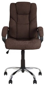 Офисное кресло MORFEO (CHR68) ткань SORO-28, коричневая в Батайске