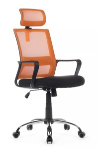 Кресло компьютерное RCH 1029HB, черный/оранжевый в Шахтах