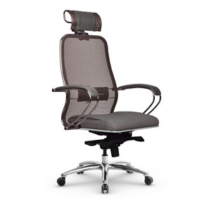 Кресло компьютерное Samurai SL-2.04 MPES Светло-коричневый / Серый в Шахтах