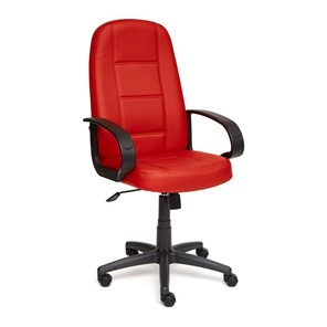 Офисное кресло СН747 кож/зам, красный, арт.7707 в Батайске