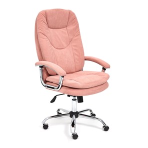 Кресло офисное SOFTY LUX флок, розовый, арт.13952 в Таганроге