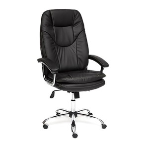 Кресло компьютерное SOFTY LUX кож/зам, черный, арт.12902 в Шахтах