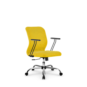 Офисное кресло SU-Mr-4/подл.110/осн.003 желтый в Шахтах