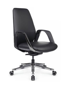 Кресло офисное Napoli-M (YZPN-YR021), черная кожа в Шахтах