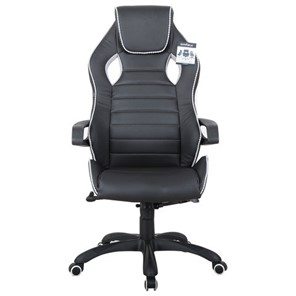 Офисное кресло Brabix Techno Pro GM-003 (экокожа, черное/серое, вставки серые) в Шахтах