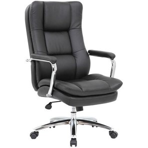 Офисное кресло BRABIX PREMIUM "Amadeus EX-507", экокожа, хром, черное, 530879 в Шахтах