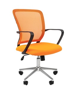 Компьютерное кресло CHAIRMAN 698 CHROME new Сетка TW-66 (оранжевый) в Шахтах - предосмотр