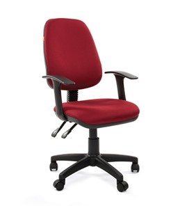 Кресло офисное CHAIRMAN 661 Ткань стандарт 15-11 красная в Шахтах - предосмотр