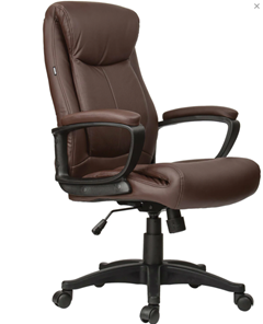 Кресло офисное BRABIX "Enter EX-511", экокожа, коричневое, 531163 в Таганроге
