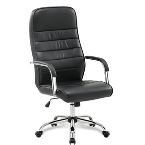 Кресло офисное Brabix Stark EX-547 (экокожа, хром, черное) 531948 в Шахтах