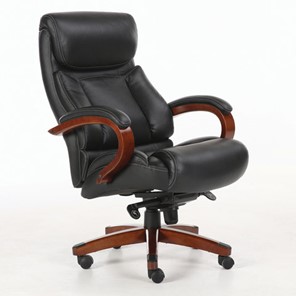 Офисное кресло Brabix Premium Infinity EX-707 (дерево, натуральная кожа, черное) 531826 в Шахтах