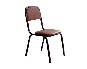 Офисный стул M2 См03, Винилискожа коричневый/Опоры черные в Шахтах