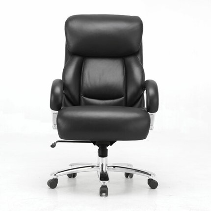 Кресло компьютерное Brabix Premium Pride HD-100 (натуральная кожа, черное) 531940 в Шахтах - изображение