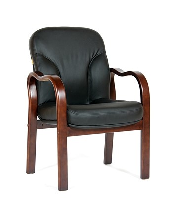 Кресло CHAIRMAN 658 Натуральная кожа черный в Шахтах - изображение