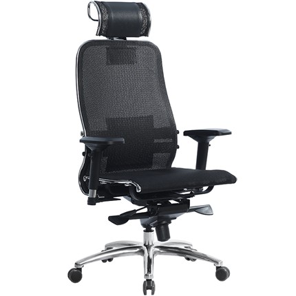 Кресло офисное Samurai S-3.04, черный плюс в Шахтах - изображение