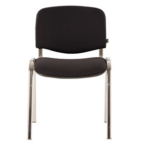 Офисный стул Brabix Iso CF-001 (хромированный каркас, ткань черная) 531419 в Шахтах